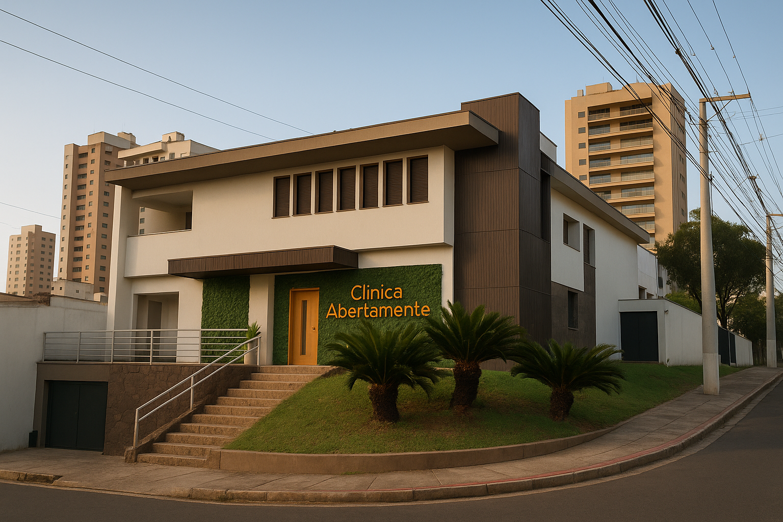 Exterior da Clínica Abertamente