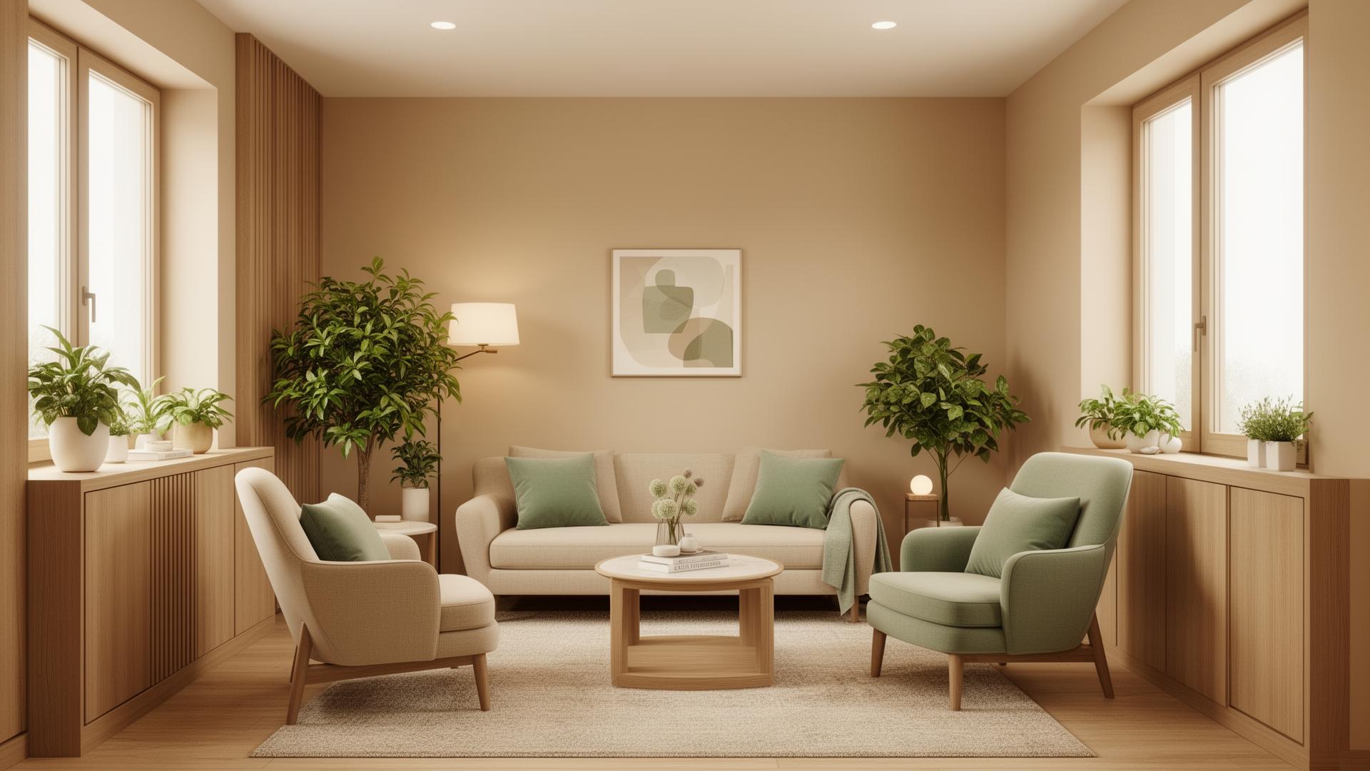 Sala de atendimento da Clínica Abertamente